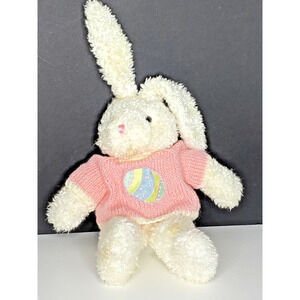 Bunny Plush Pink Sweater with Egg 24" Notes